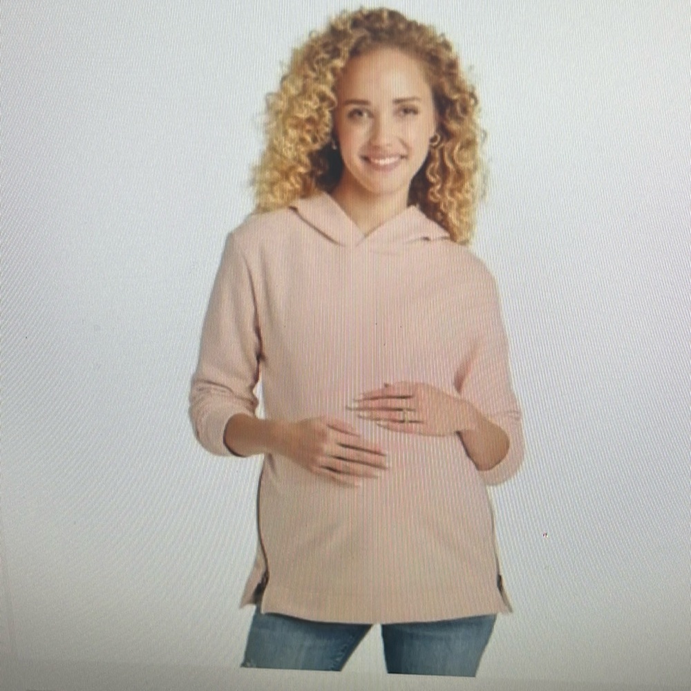 Isabel Maternity Hoodie with Side Zippers